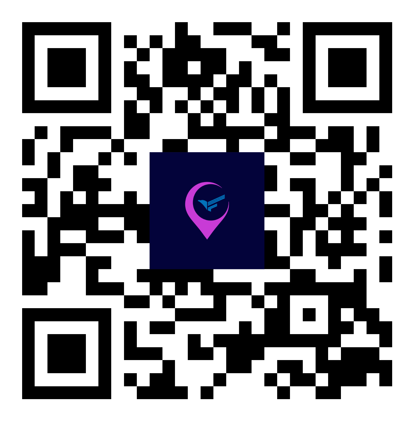 QR code to download the RideKel app